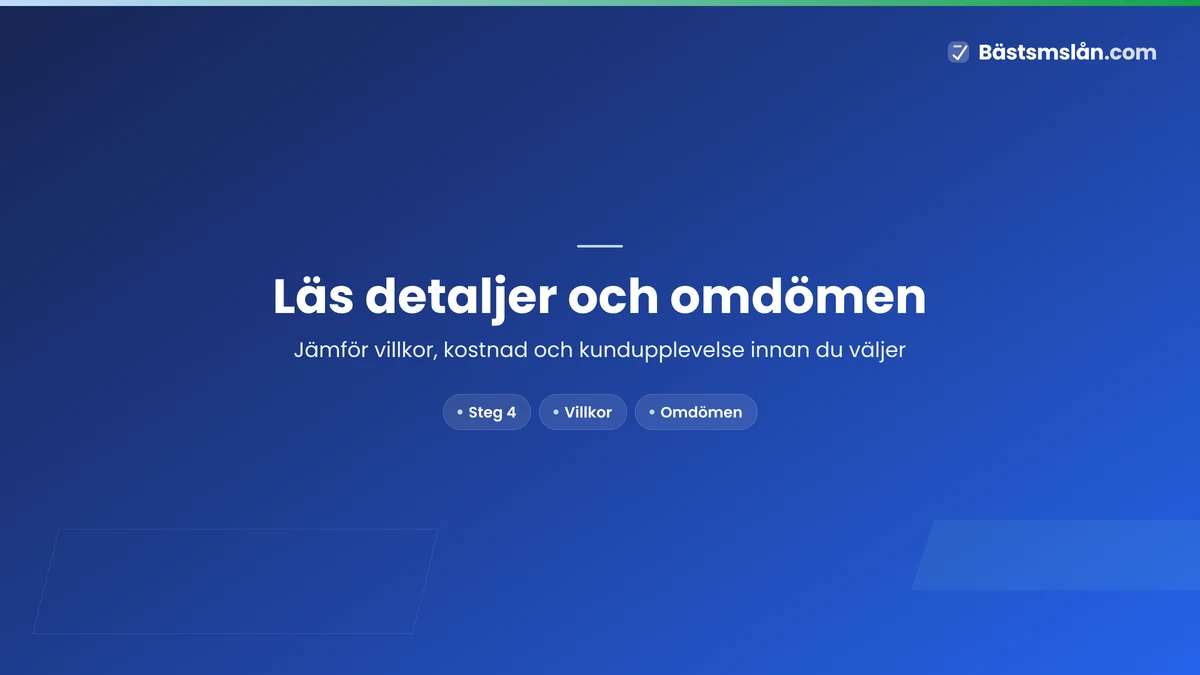 4. Läs detaljer och omdömen